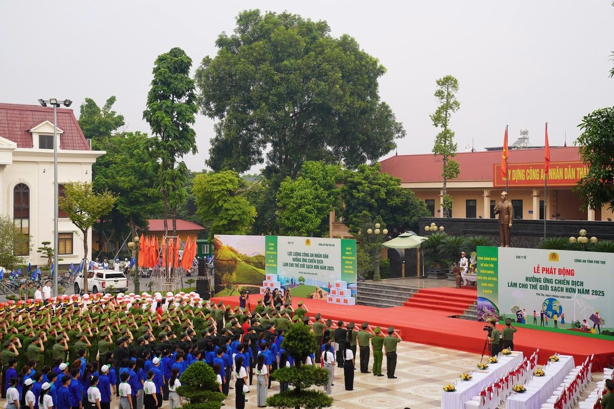 Bộ Công an phát động Chiến dịch 'Làm cho thế giới sạch hơn' năm 2025 