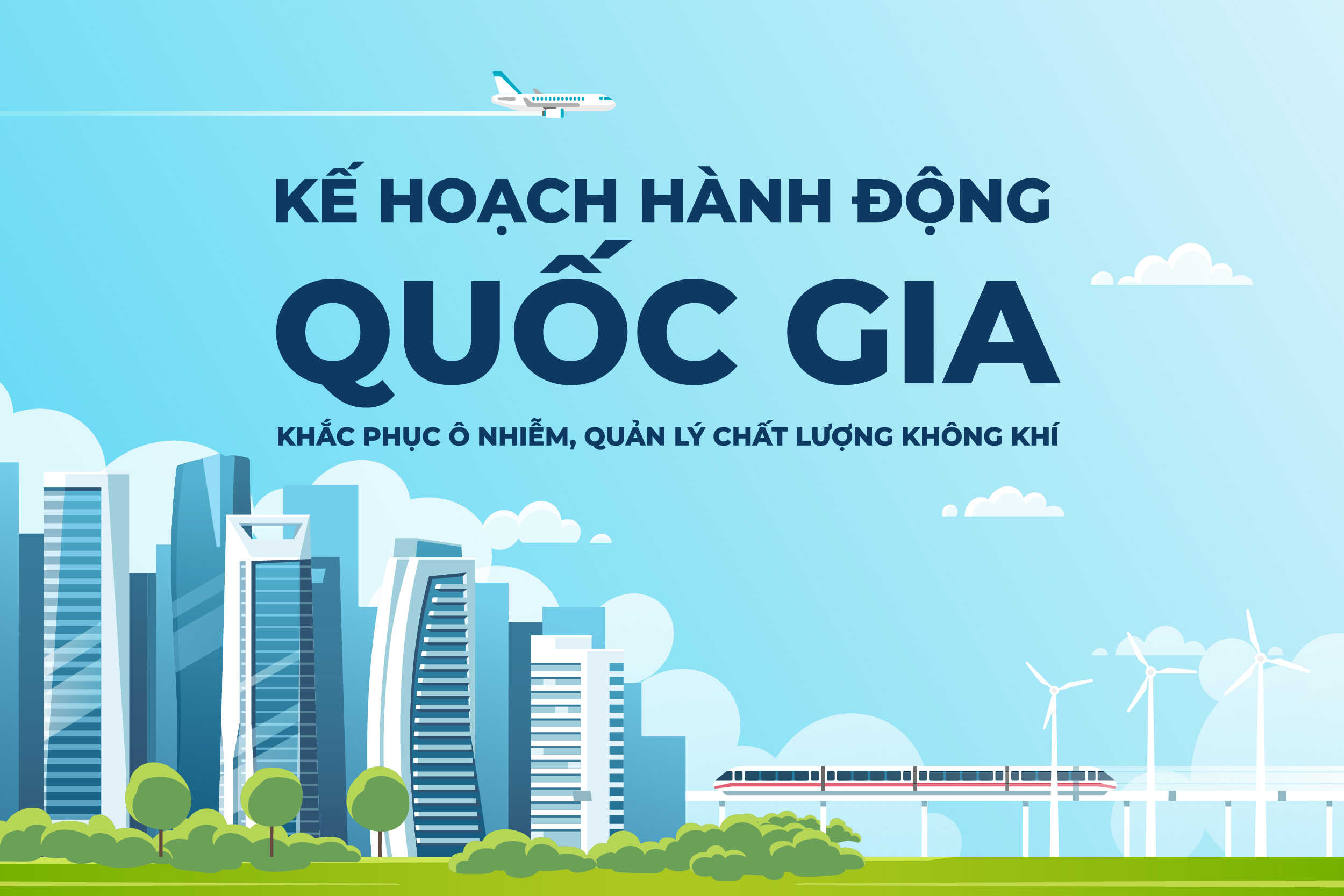 [Infographic] - Kế hoạch hành động quốc gia về khắc phục ô nhiễm và quản lý chất lượng môi trường không khí 