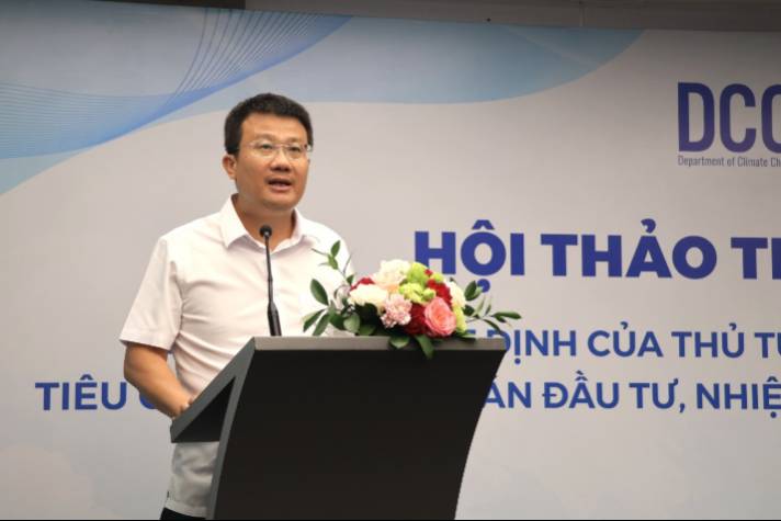 Tham vấn xây dựng tiêu chí dự án thích ứng biến đổi khí hậu
