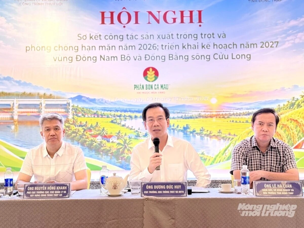 ĐBSCL chủ động né hạn, mặn, bảo đảm sản xuất vụ đông xuân 2026-2027
