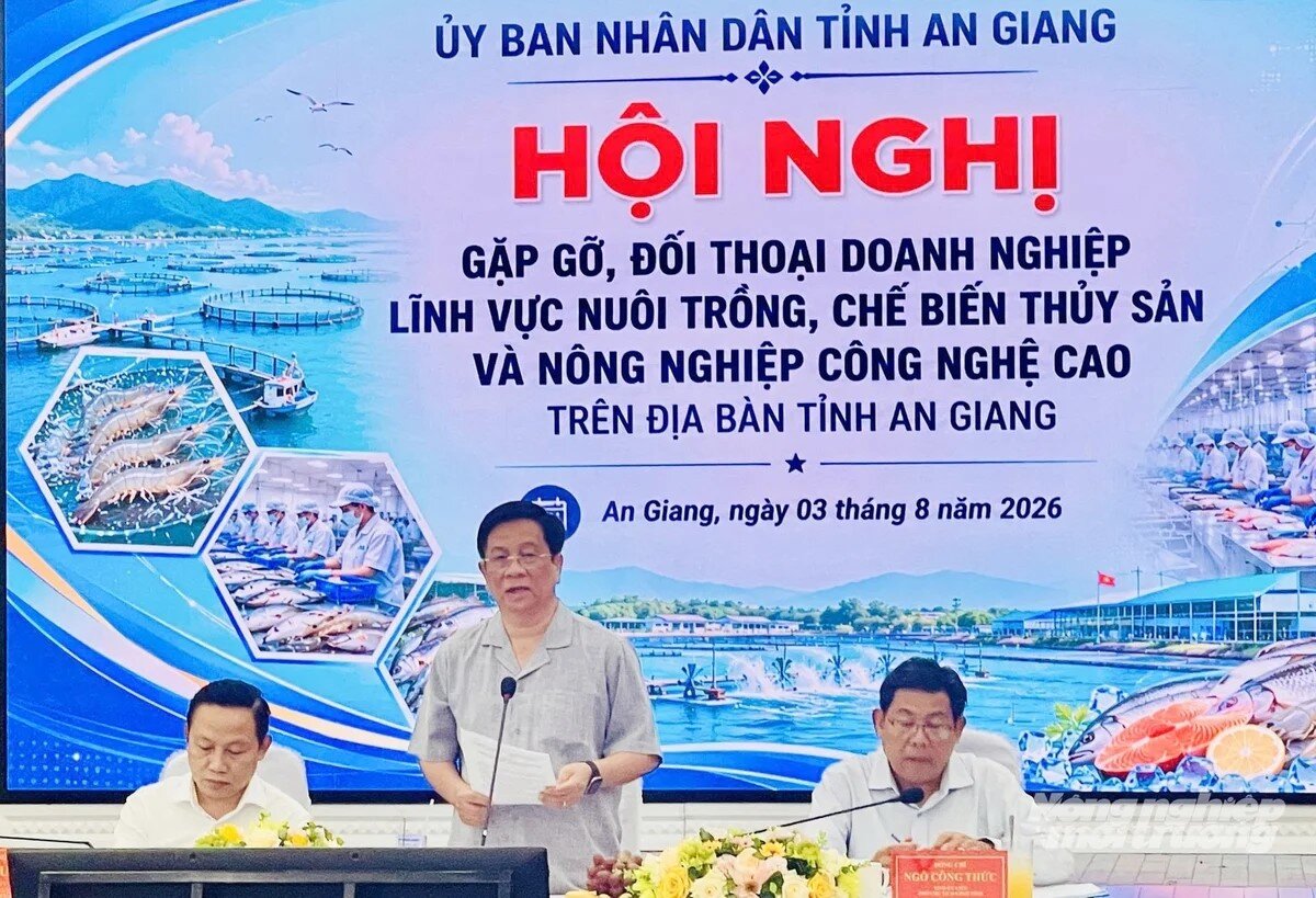 An Giang đối thoại doanh nghiệp, tháo gỡ điểm nghẽn cho lúa gạo và thủy sản
