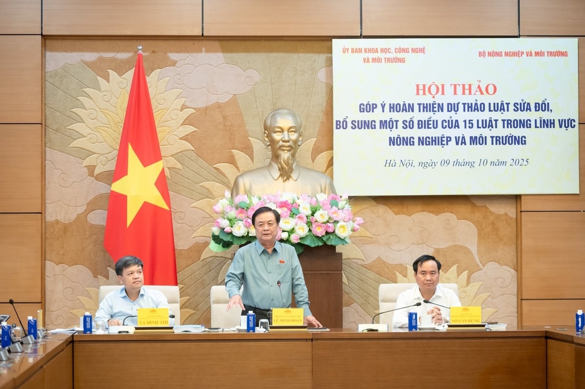 Hội thảo góp ý sửa 15 luật trong lĩnh vực nông nghiệp và môi trường