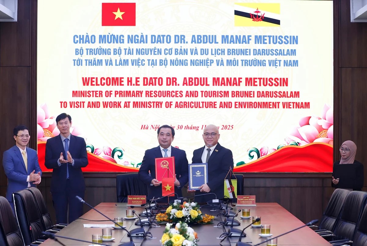 Việt Nam - Brunei tăng cường hợp tác nông nghiệp, thủy sản và môi trường