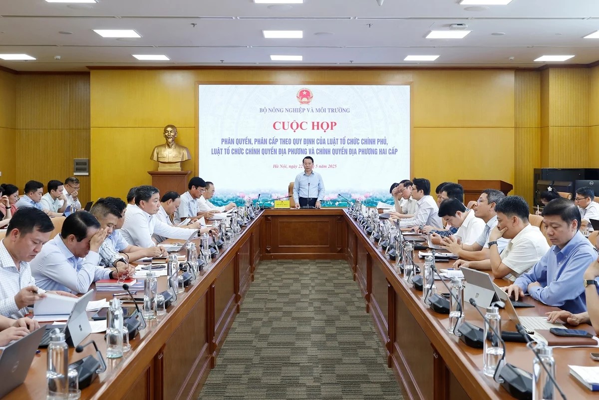 Bộ Nông nghiệp và Môi trường thực hiện tinh thần ‘phân cấp, phân quyền triệt để’