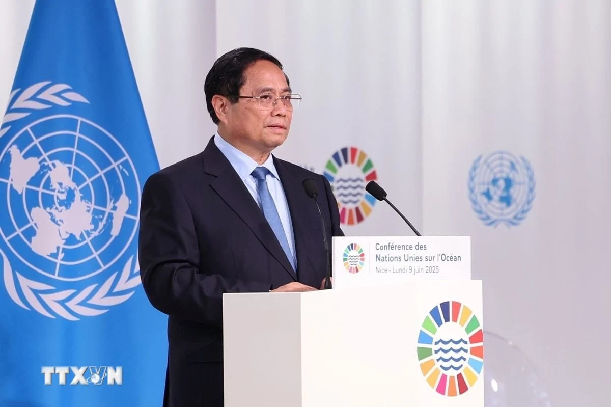 Thủ tướng Chính phủ Phạm Minh Chính đại diện cho ASEAN phát biểu tại UNOC 3