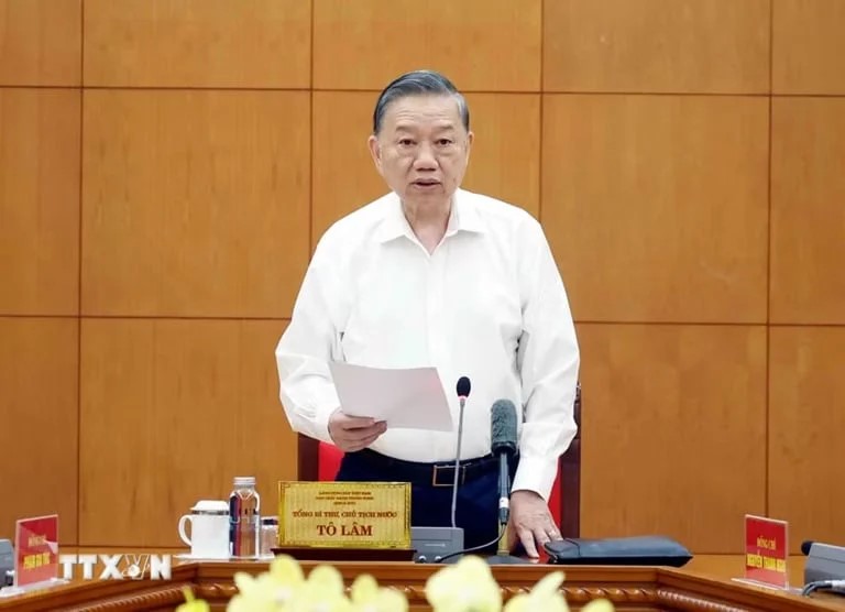 Tổng Bí thư, Chủ tịch nước Tô Lâm: Bảo vệ môi trường và thích ứng biến đổi khí hậu là một trong những trụ cột phát triển mới