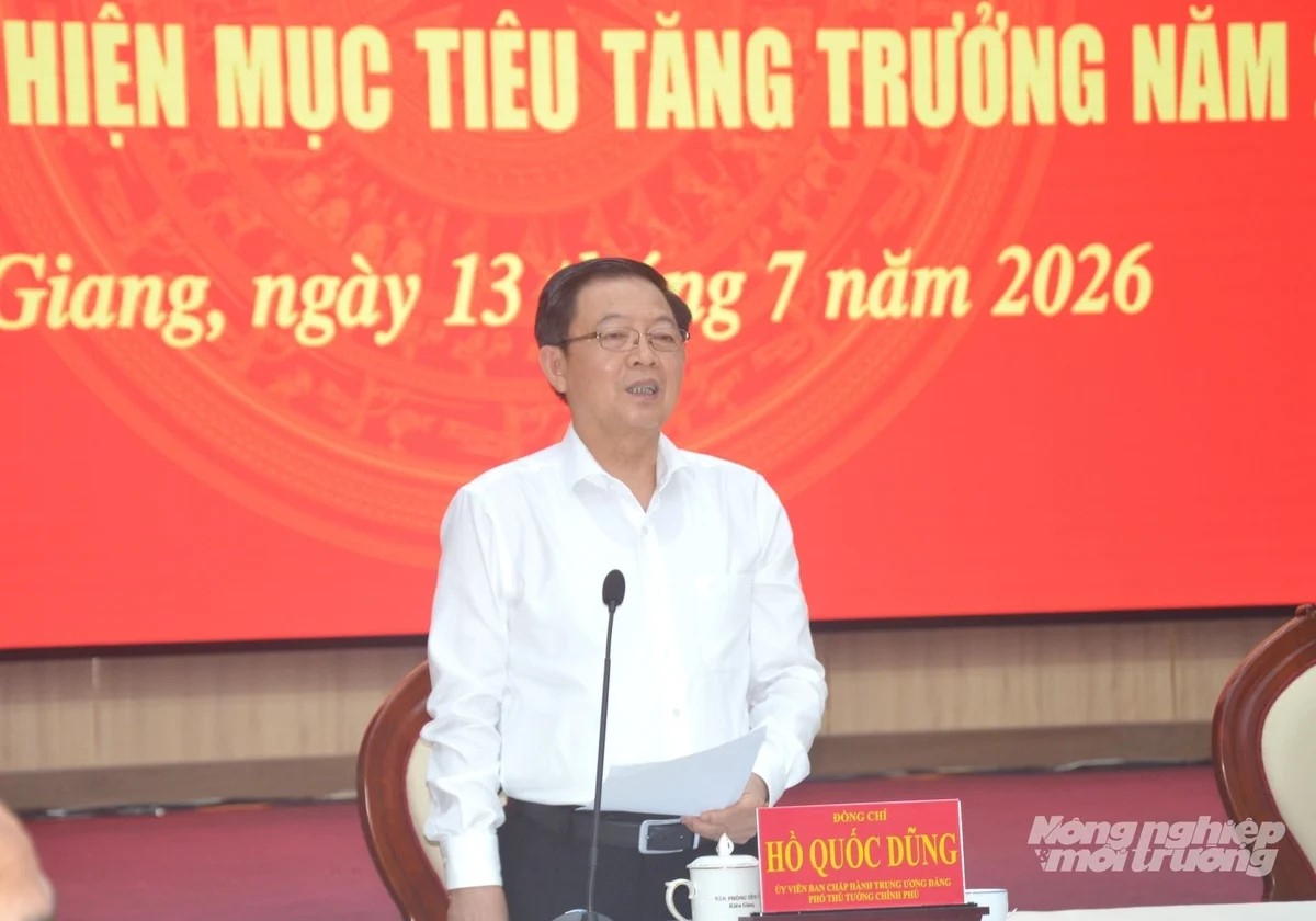 Phó Thủ tướng Hồ Quốc Dũng: Ưu tiên tháo gỡ khó khăn, phát triển sản xuất, tạo động lực tăng trưởng