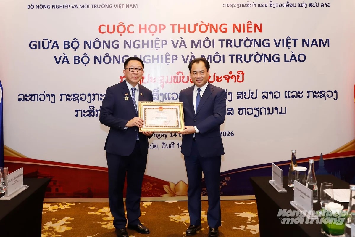 Vinh danh nhiều tập thể, cá nhân Việt Nam - Lào tại Hội nghị cấp Bộ trưởng 2026