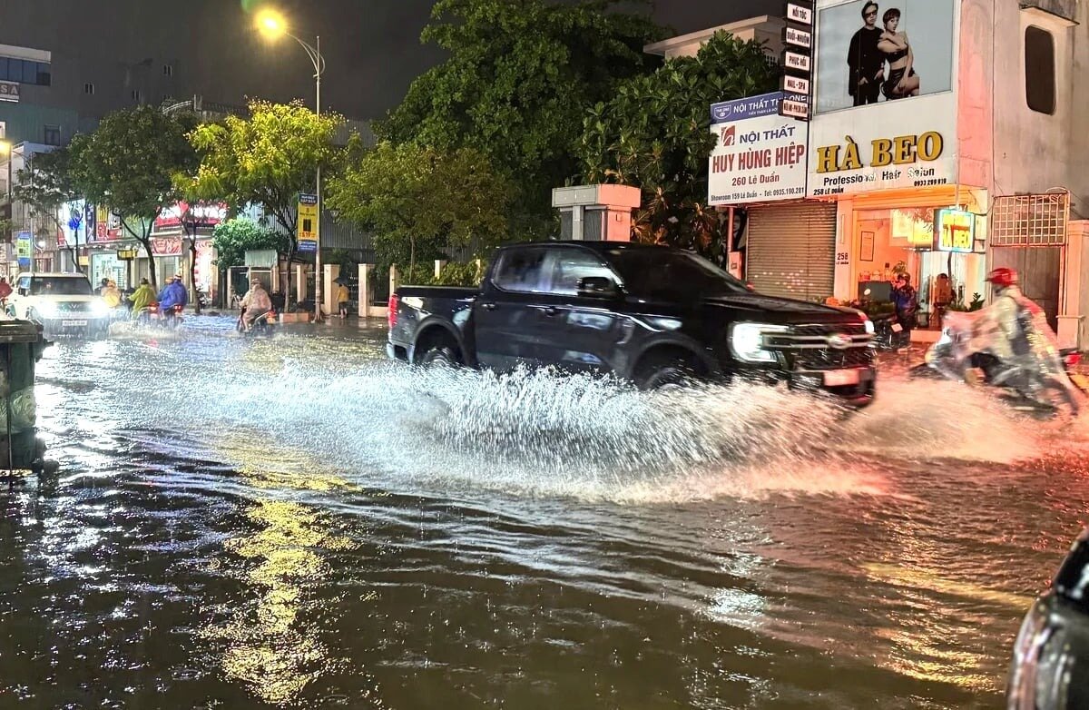 Bão số 1 gây mưa lớn tại nhiều tỉnh miền Trung